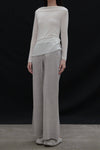 SWAYING 25 Early Spring Water-soluble Wool Fake Two-piece Sweater Series SW-SW25PS1T06-BAI White SW-SW25PS1T06